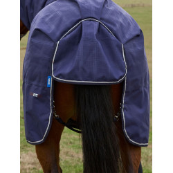 Manta Weatherbeeta ComFiTec Prelim Turnout Combo 220 g Manta con relieve azul marino