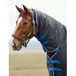 Manta Weatherbeeta ComFiTec Tyro Turnout 220g Combo cuello Negro / cobalto Manta Weatherbeeta ComFiTec Tyro Turnout 220g Combo cuello Negro / cobalto