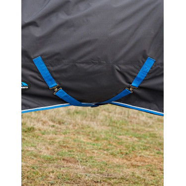 Manta Weatherbeeta ComFiTec Tyro Turnout 220g Combo cuello Negro / cobalto Manta Weatherbeeta ComFiTec Tyro Turnout 220g Combo cuello Negro / cobalto