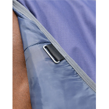 Manta Weatherbeeta ComFiTec Tyro Turnout 220g Combo cuello Marino / antracita Azul marino