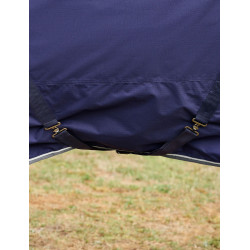 Manta Weatherbeeta ComFiTec Tyro Turnout 360g Combo cuello Marino / antracita