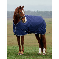 Manta Weatherbeeta ComFiTec Tyro Turnout 50 g Azul marino / carbón de leña Manta Weatherbeeta ComFiTec Tyro Turnout 50 g Azul marino / carbón de leña