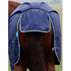 Manta Weatherbeeta ComFiTec Tyro Turnout 50 g Azul marino / carbón de leña