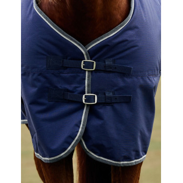 Manta Weatherbeeta ComFiTec Tyro Turnout 50 g Azul marino / carbón de leña Manta Weatherbeeta ComFiTec Tyro Turnout 50 g Azul marino / carbón de leña