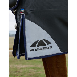 Manta Weatherbeeta ComFiTec Ultra Turnout 220 g con cuello desmontable Carbón vegetal Gris Manta Weatherbeeta ComFiTec Ultra Turnout 220 g con cuello desmontable Carbón vegetal Gris
