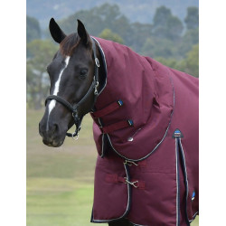 Cuello Weatherbeeta ComFiTec Essential Turnout 220 g Burdeos / marino