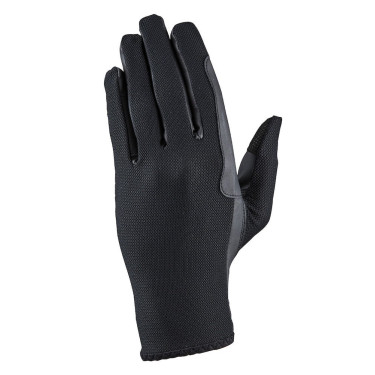 Guantes de equitación Dublin Cool Mesh sin cierres Negro