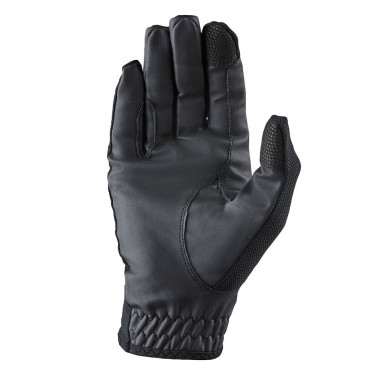 Guantes de equitación Dublin Cool Mesh sin cierres Negro Guantes de equitación Dublin Cool Mesh sin cierres Negro