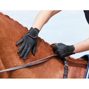 Guantes de equitación Dublin Everyday Bling Negro Guantes de equitación Dublin Everyday Bling Negro