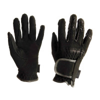 Guantes de equitación Dublin Everyday Mighty Grip Negro