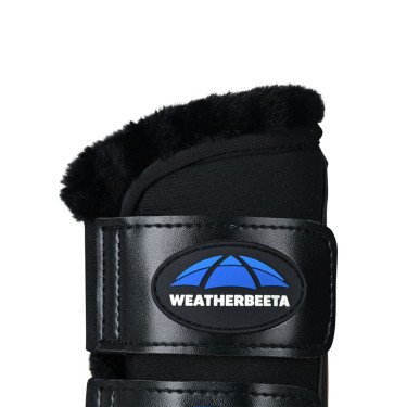 Guarniciones de borrego Weatherbeeta Tough-Tec Comfy Negro / negro Guarniciones de borrego Weatherbeeta Tough-Tec Comfy Negro / negro