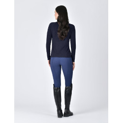 Camiseta de alto rendimiento Weatherbeeta de manga larga en bambú para mujer Marino Azul marino Camiseta de alto rendimiento Weatherbeeta de manga larga en bambú para mujer Marino Azul marino