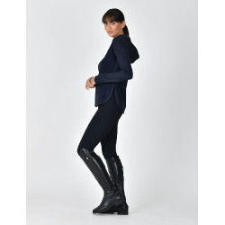 Sudadera con capucha de manga larga Weatherbeeta London Layer para mujer Azul marino jaspeado oscuro Sudadera con capucha de manga larga Weatherbeeta London Layer para mujer Azul marino jaspeado oscuro