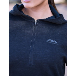 Sudadera con capucha de manga larga Weatherbeeta London Layer para mujer Azul marino jaspeado oscuro Sudadera con capucha de manga larga Weatherbeeta London Layer para mujer Azul marino jaspeado oscuro