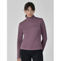 Top Weatherbeeta de manga larga con media cremallera para mujer Cobre Vino malva Top Weatherbeeta de manga larga con media cremallera para mujer Cobre Vino malva