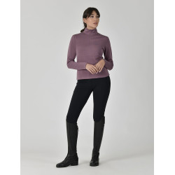 Top Weatherbeeta de manga larga con media cremallera para mujer Cobre Vino malva Top Weatherbeeta de manga larga con media cremallera para mujer Cobre Vino malva