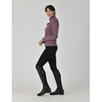 Top Weatherbeeta de manga larga con media cremallera para mujer Cobre Vino malva Top Weatherbeeta de manga larga con media cremallera para mujer Cobre Vino malva