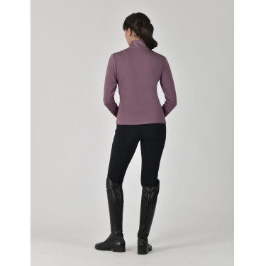 Top Weatherbeeta de manga larga con media cremallera para mujer Cobre Vino malva Top Weatherbeeta de manga larga con media cremallera para mujer Cobre Vino malva