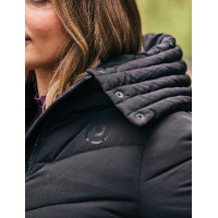 Abrigo largo Dublin ceñido para mujer Negro Abrigo largo Dublin ceñido para mujer Negro