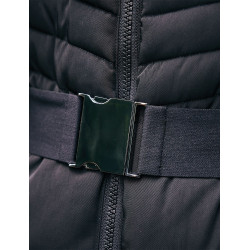 Abrigo largo Dublin ceñido para mujer Negro Abrigo largo Dublin ceñido para mujer Negro