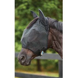 Máscara antimoscas WeatherBeeta Deluxe con protección para las orejas Negro