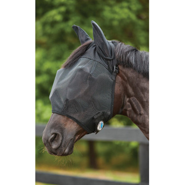 Máscara antimoscas WeatherBeeta Deluxe con protección para las orejas Negro Máscara antimoscas WeatherBeeta Deluxe con protección para las orejas Negro