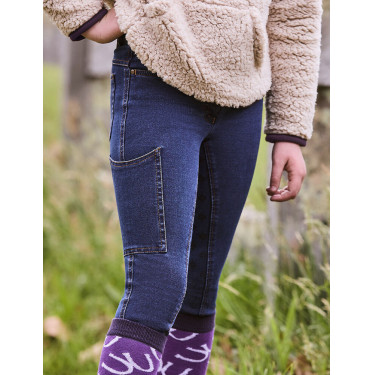 Pantalón integral Dublin Shona Denim para niño Denim azul claro Azul marino Pantalón integral Dublin Shona Denim para niño Denim azul claro Azul marino