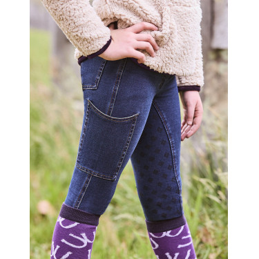 Pantalón integral Dublin Shona Denim para niño Denim azul claro Azul marino Pantalón integral Dublin Shona Denim para niño Denim azul claro Azul marino