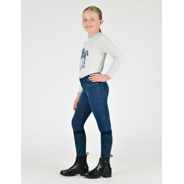 Pantalón integral Dublin Shona Denim para niño Denim azul claro Azul marino Pantalón integral Dublin Shona Denim para niño Denim azul claro Azul marino