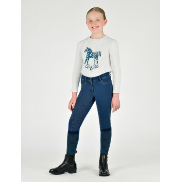 Pantalón integral Dublin Shona Denim para niño Denim azul claro Azul marino Pantalón integral Dublin Shona Denim para niño Denim azul claro Azul marino