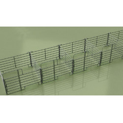 Panel galvanizado con puerta Kerbl