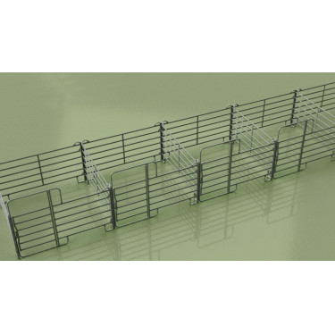 Panel galvanizado con puerta Kerbl