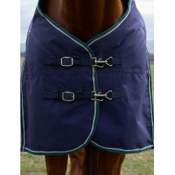 Manta Weatherbeeta ComFiTec Plus Dynamic Turnout 220 g Marino / verde bosque Azul