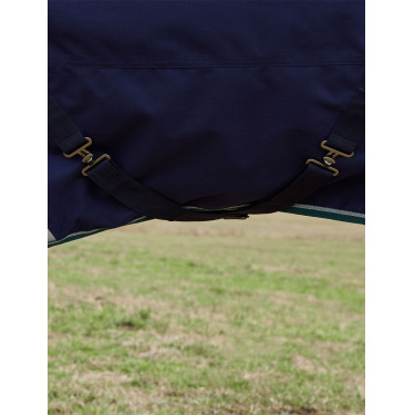 Manta Weatherbeeta ComFiTec Plus Dynamic Turnout 220 g Marino / verde bosque Azul