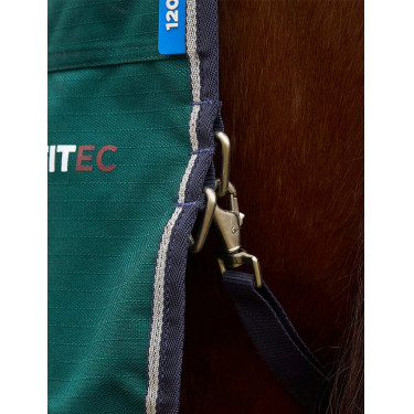 Manta Weatherbeeta ComFiTec Plus Dynamic Turnout 100 g Verde bosque / marino Manta Weatherbeeta ComFiTec Plus Dynamic Turnout 100 g Verde bosque / marino