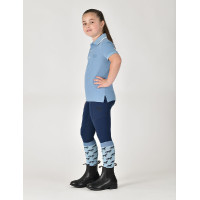 Polo de manga corta Dublin de algodón piqué para niños Niebla azul Polo de manga corta Dublin de algodón piqué para niños Niebla azul