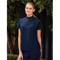 Polo de manga corta Dublin transpirable con cremallera 1/4 para mujer Marino Azul marino Polo de manga corta Dublin transpirable con cremallera 1/4 para mujer Marino Azul marino