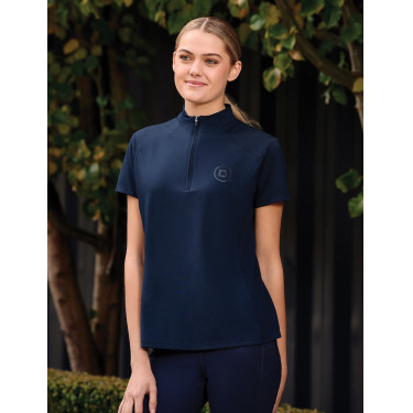 Polo de manga corta Dublin transpirable con cremallera 1/4 para mujer Marino Azul marino Polo de manga corta Dublin transpirable con cremallera 1/4 para mujer Marino Azul marino