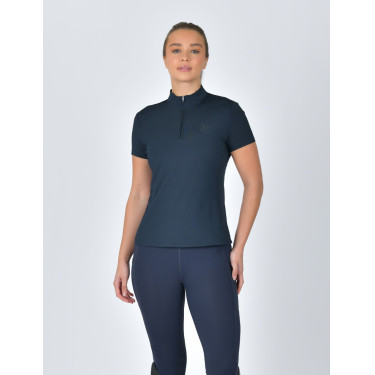 Polo de manga corta Dublin transpirable con cremallera 1/4 para mujer Marino Azul marino Polo de manga corta Dublin transpirable con cremallera 1/4 para mujer Marino Azul marino