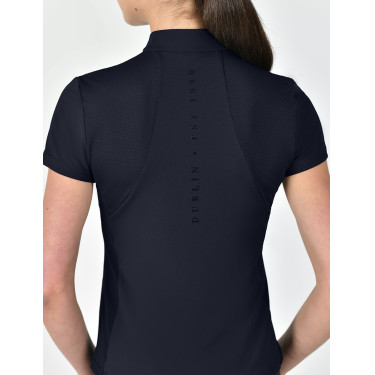 Polo de manga corta Dublin transpirable con cremallera 1/4 para mujer Marino Azul marino Polo de manga corta Dublin transpirable con cremallera 1/4 para mujer Marino Azul marino