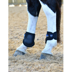 Protectores de menudillo Weatherbeeta Tough-Tec Prime Fetlock Negro / negro