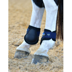 Protectores de menudillo Weatherbeeta Tough-Tec Prime Fetlock Negro / azúl marino