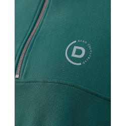 Jersey polar Dublin de mujer con cremallera 1/4 Verde esmeralda oscuro
