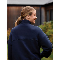 Jersey polar Dublin de mujer con cremallera 1/4 Marino Azul marino