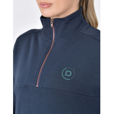 Jersey polar Dublin de mujer con cremallera 1/4 Marino Azul marino