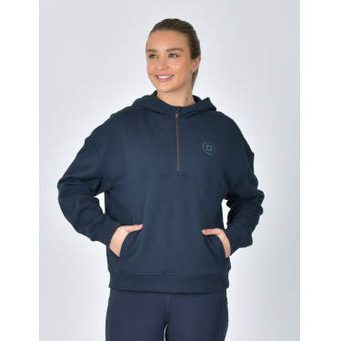 Sudadera polar Dublin con capucha y cremallera 1/4 para mujer Marino Azul marino Sudadera polar Dublin con capucha y cremallera 1/4 para mujer Marino Azul marino