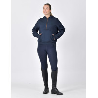 Sudadera polar Dublin con capucha y cremallera 1/4 para mujer Marino Azul marino Sudadera polar Dublin con capucha y cremallera 1/4 para mujer Marino Azul marino