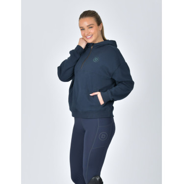 Sudadera polar Dublin con capucha y cremallera 1/4 para mujer Marino Azul marino Sudadera polar Dublin con capucha y cremallera 1/4 para mujer Marino Azul marino