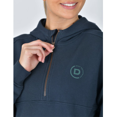 Sudadera polar Dublin con capucha y cremallera 1/4 para mujer Marino Azul marino Sudadera polar Dublin con capucha y cremallera 1/4 para mujer Marino Azul marino