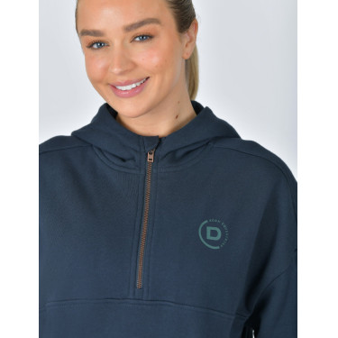 Sudadera polar Dublin con capucha y cremallera 1/4 para mujer Marino Azul marino Sudadera polar Dublin con capucha y cremallera 1/4 para mujer Marino Azul marino